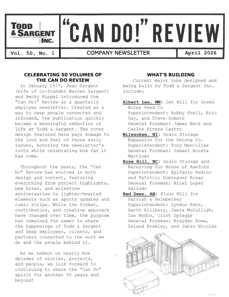 Todd & Sargent Can Do Review Volume 50 No 1